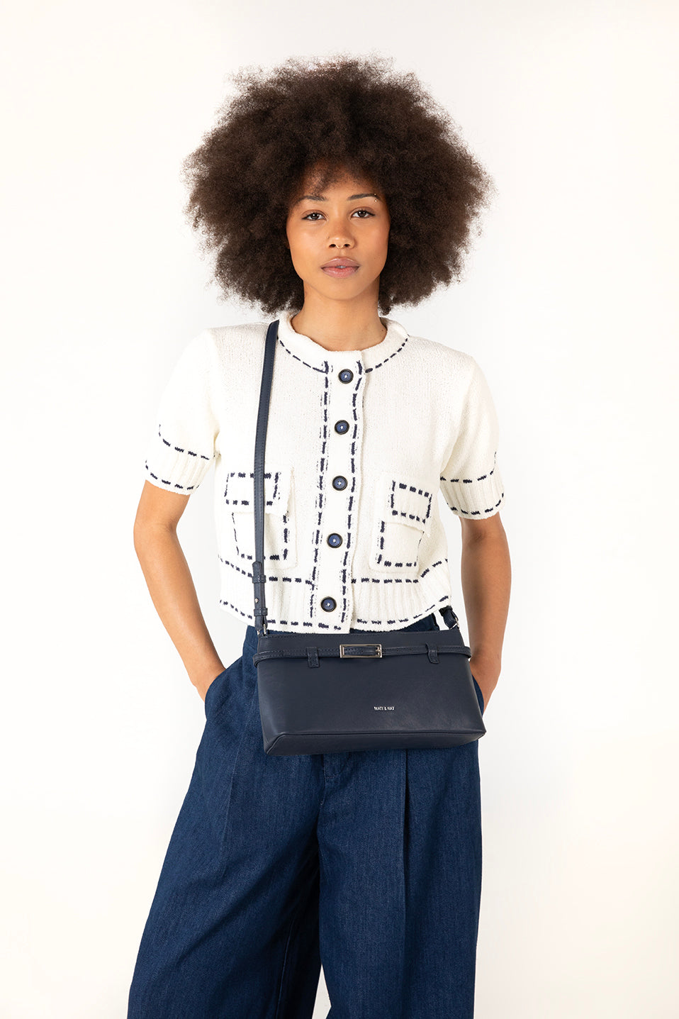 MIREILLE Vegan Clutch - Forum | Color: Cloud - variant::cloud