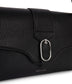 ISABELLE Vegan Shoulder Bag – Grain | Color: Black - variant::black