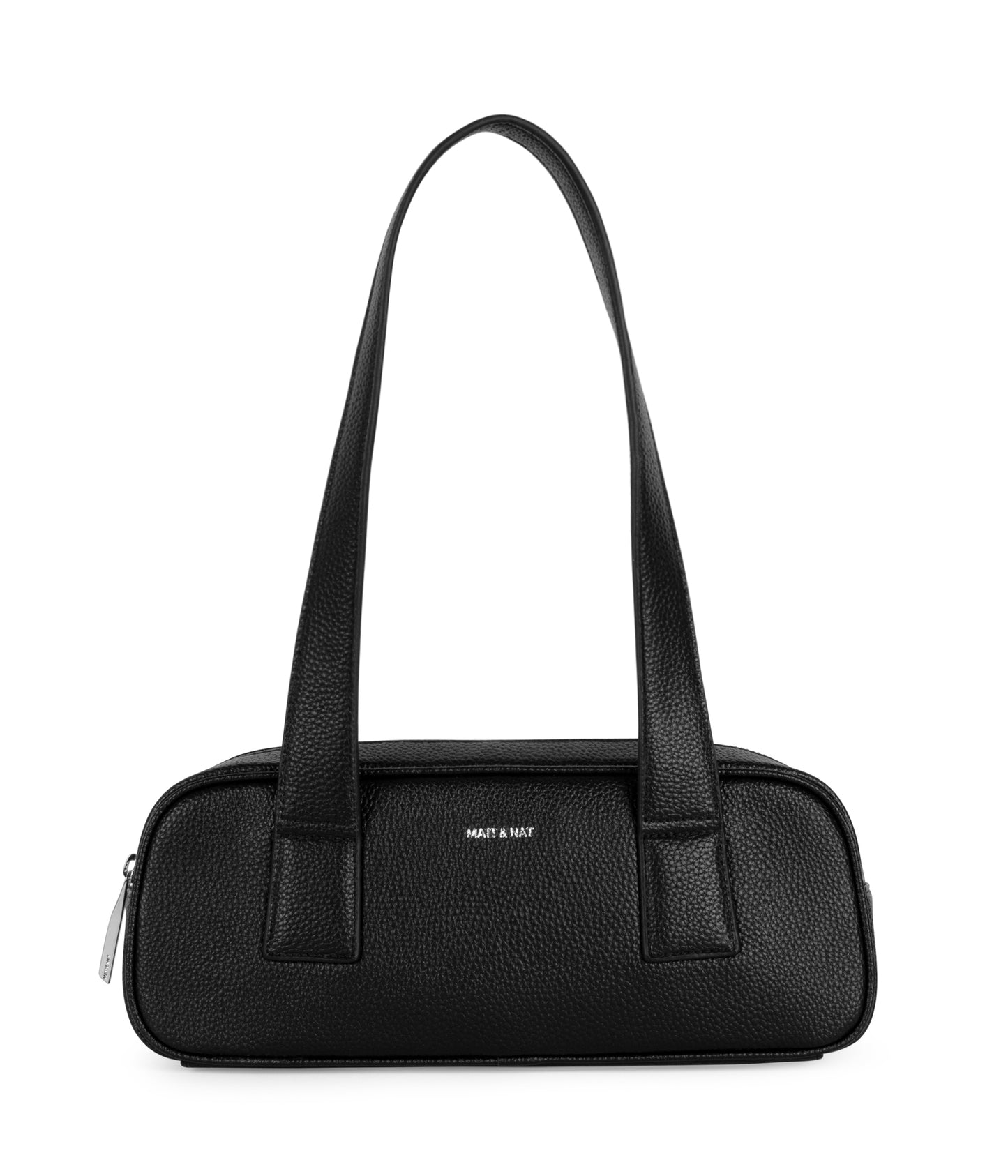 LEMUR Vegan Satchel – Grain | Color: Black - variant::black