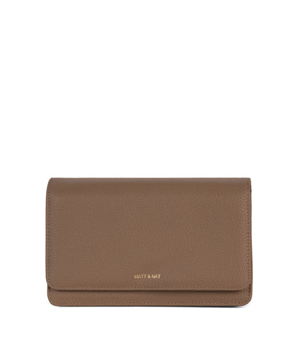 BEE Vegan Crossbody Bag - Grain | Color: Toffee- variant::toffee