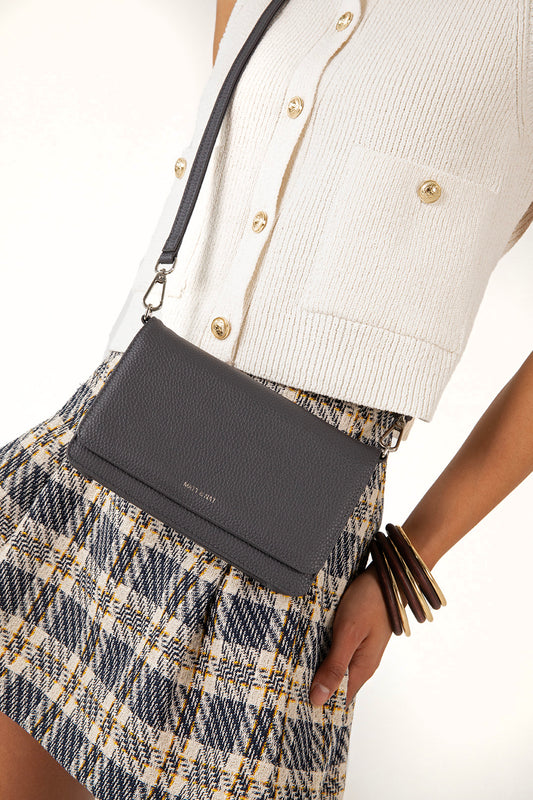 BEE Vegan Crossbody Bag - Grain | Color: Toffee- variant::toffee