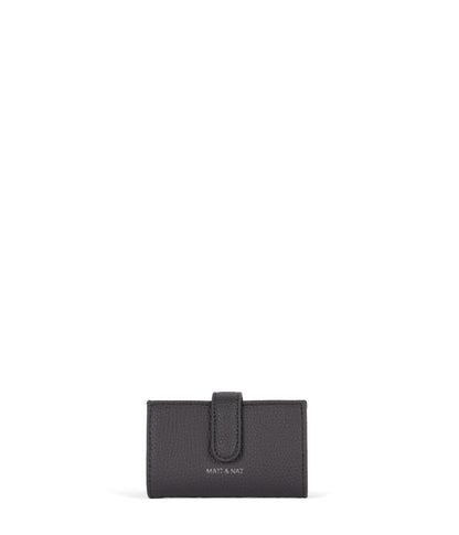 CREPE Vegan Accordion Card Holder – Grain | Color: Coal - variant::coal