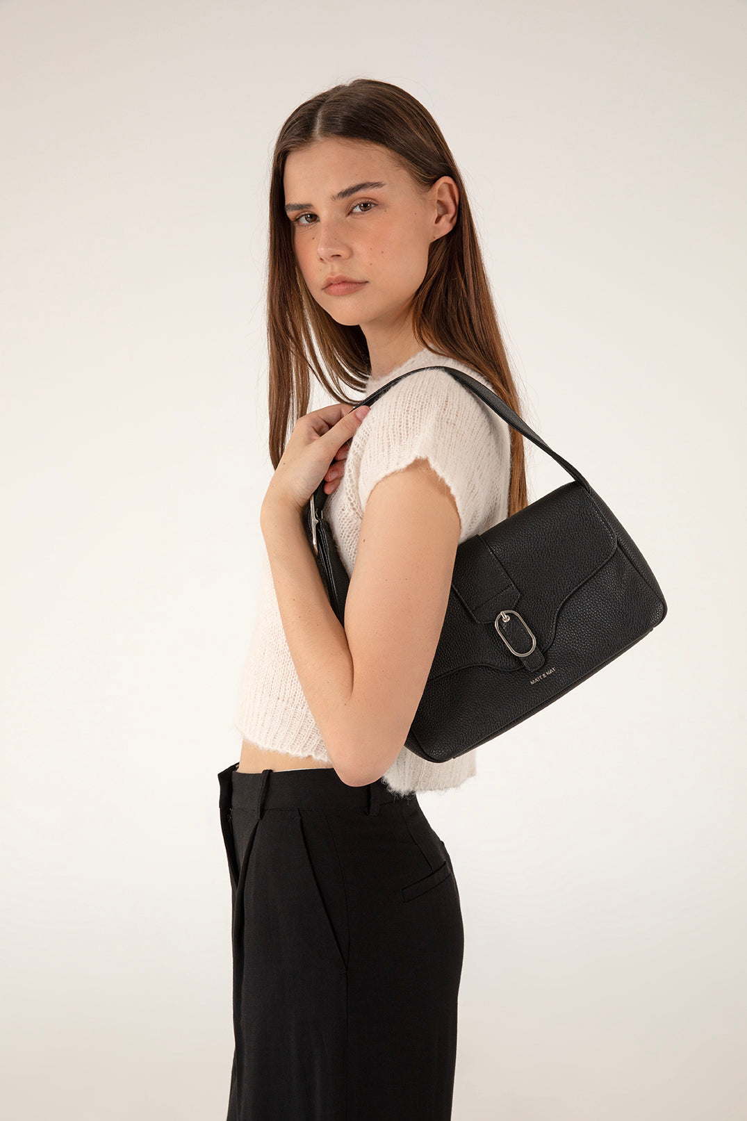ISABELLE Vegan Shoulder Bag – Grain | Color: Toffee - variant::toffee