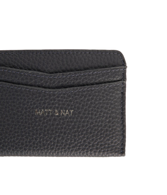 JUNYA Vegan Card Holder - Grain | Color: Coal - variant::coal