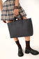 SEVYN Vegan Satchel - Grain | Color: Coal - variant::coal