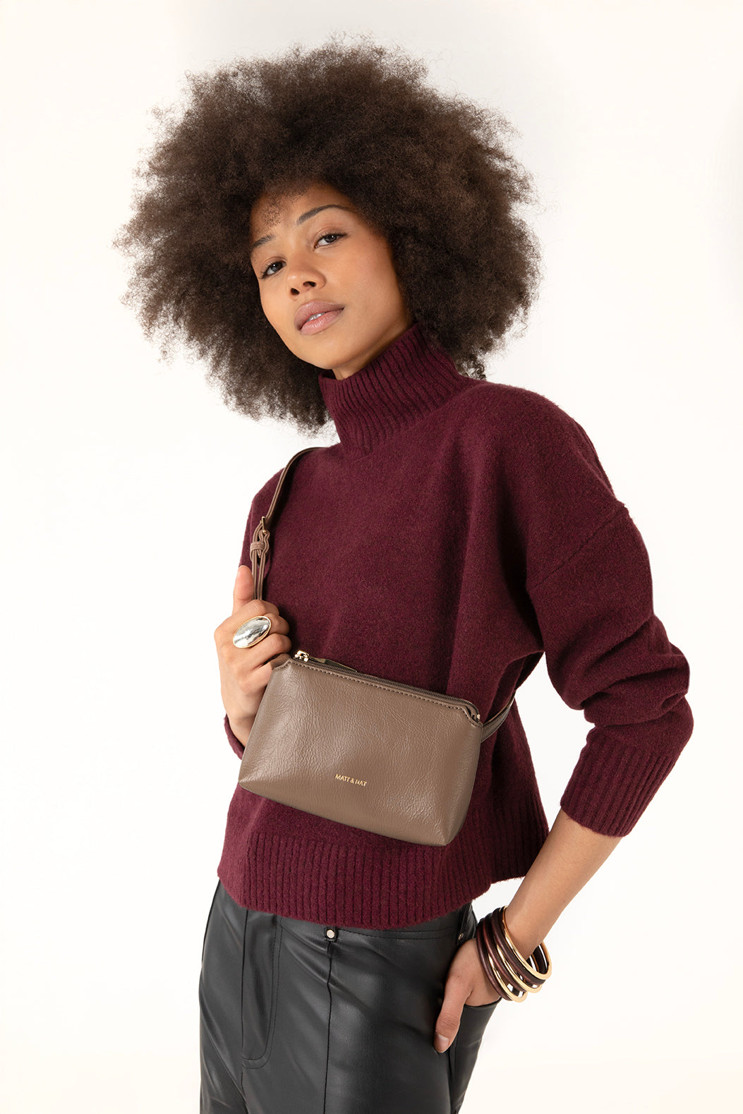 PETEL Vegan Belt Bag – Theme | Color: Sepia - variant::sepia