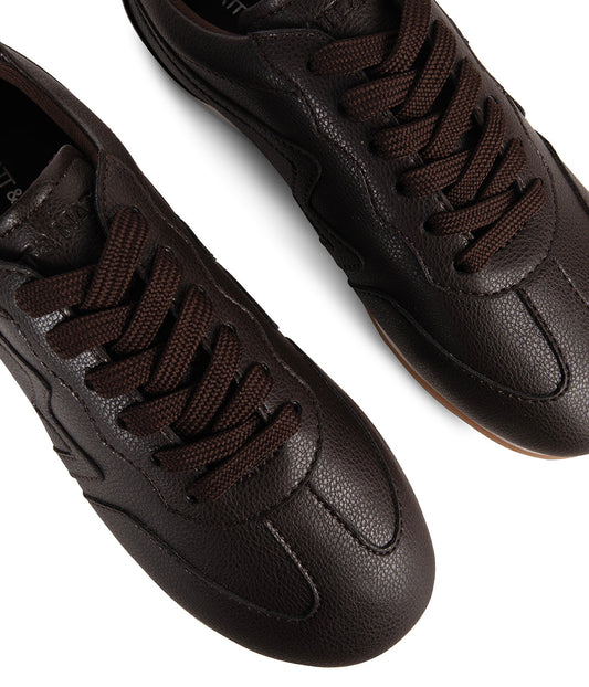 AZARA Women's Vegan Sneakers | Color: Brown - variant::brown