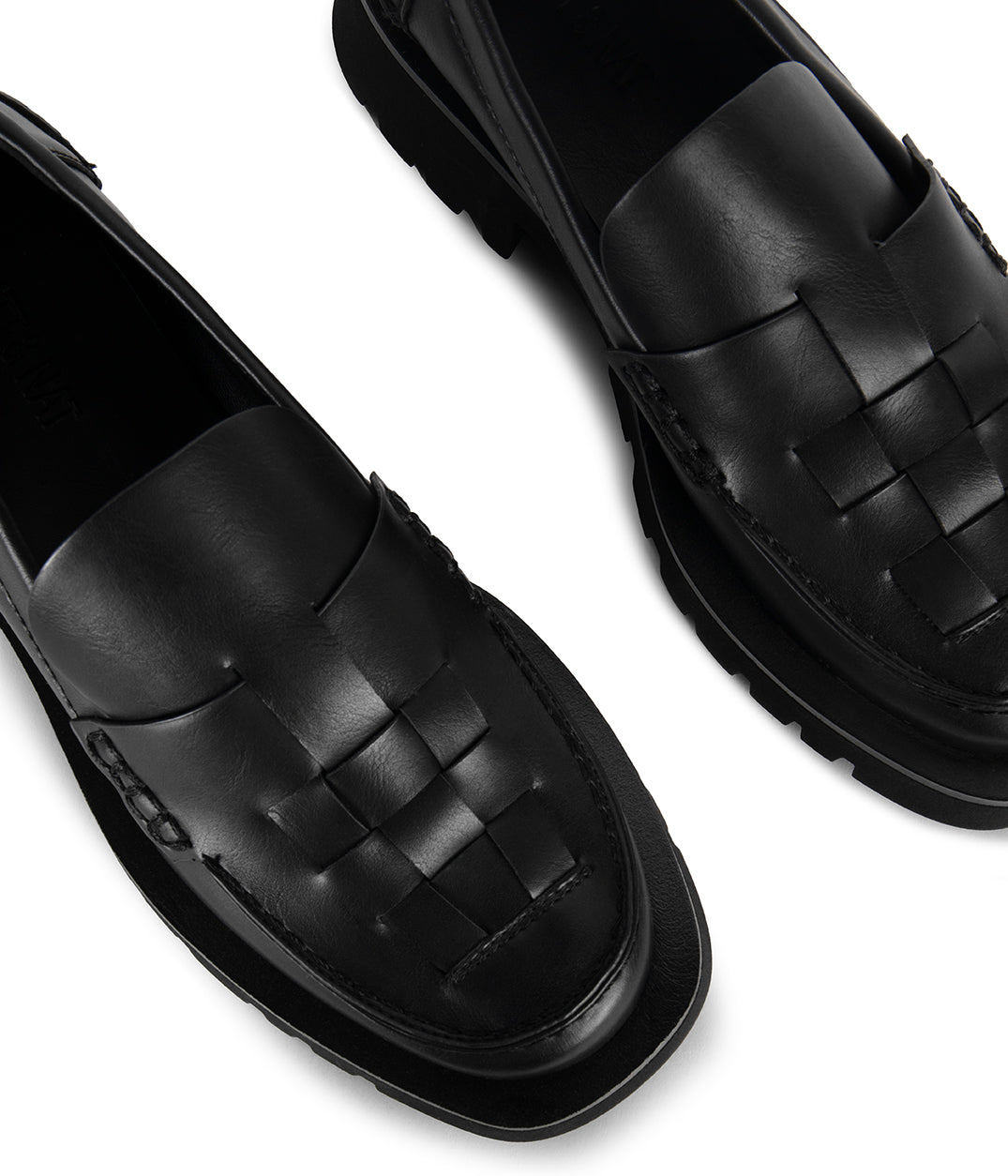 CELESTE Women's Vegan Loafers | Color: Black - variant::black