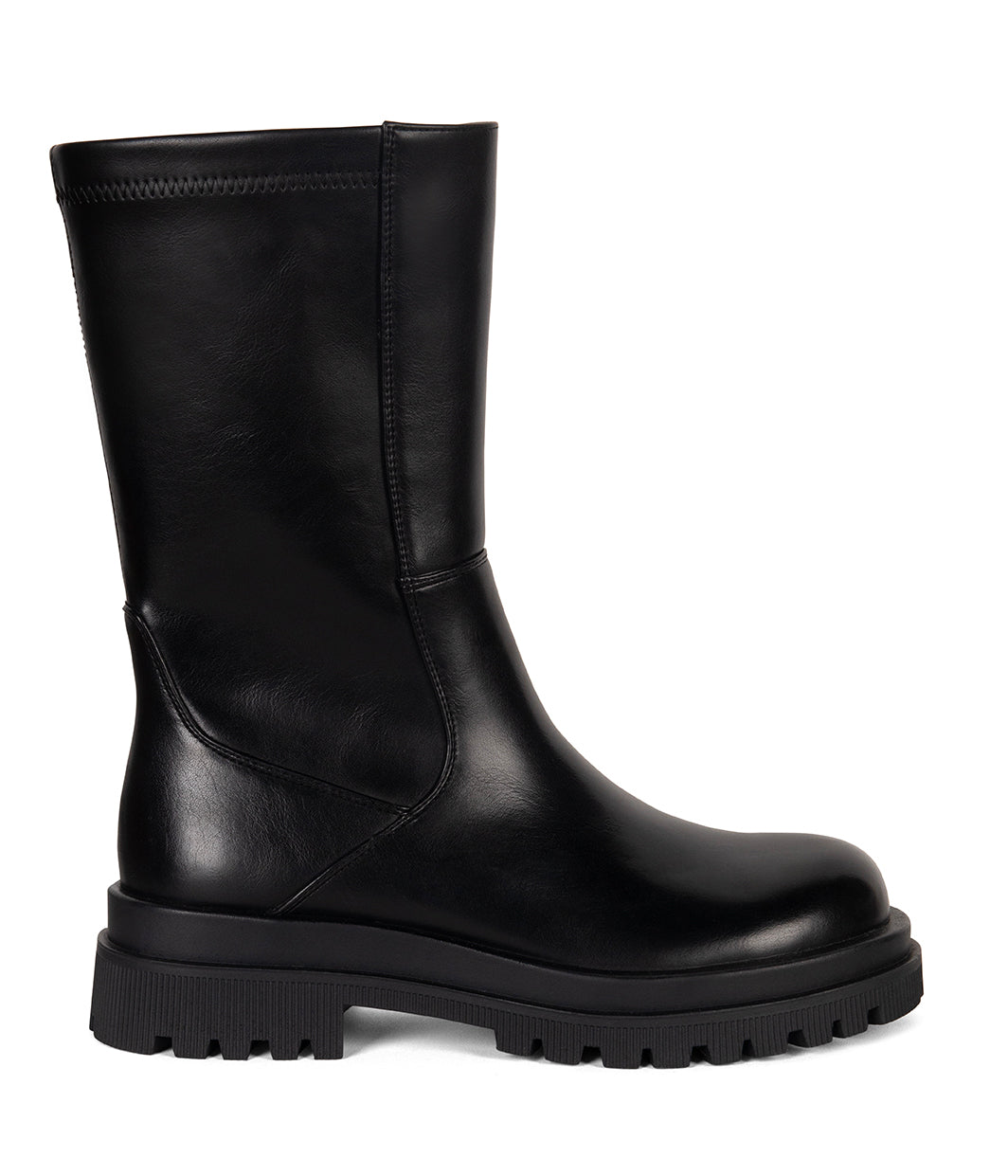 ENIYA Women's Vegan Mid-Calf Boot | Color: Black - variant::black