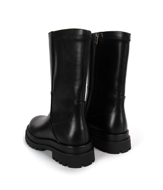 ENIYA Women's Vegan Mid-Calf Boot | Color: Black - variant::black
