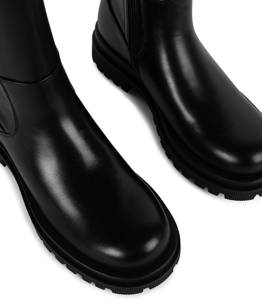 ENIYA Women's Vegan Mid-Calf Boot | Color: Black - variant::black
