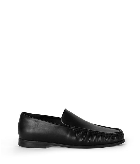 EZRI Men's Vegan Loafers | Color: Black - variant::black