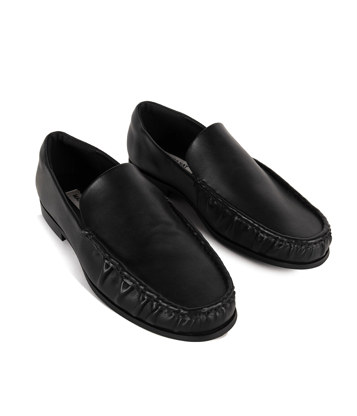 EZRI Men's Vegan Loafers | Color: Black - variant::black