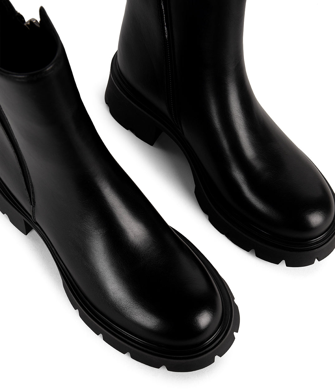 MAELLE Women's Vegan Chelsea Boots | Color: Black - variant::black