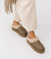 SOOKI Women's Vegan Slip On Mules | Color: Beige - variant::beige