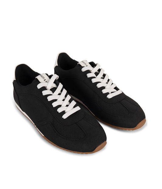ZETTA Women's Vegan Sneakers | Color: Black - variant::black