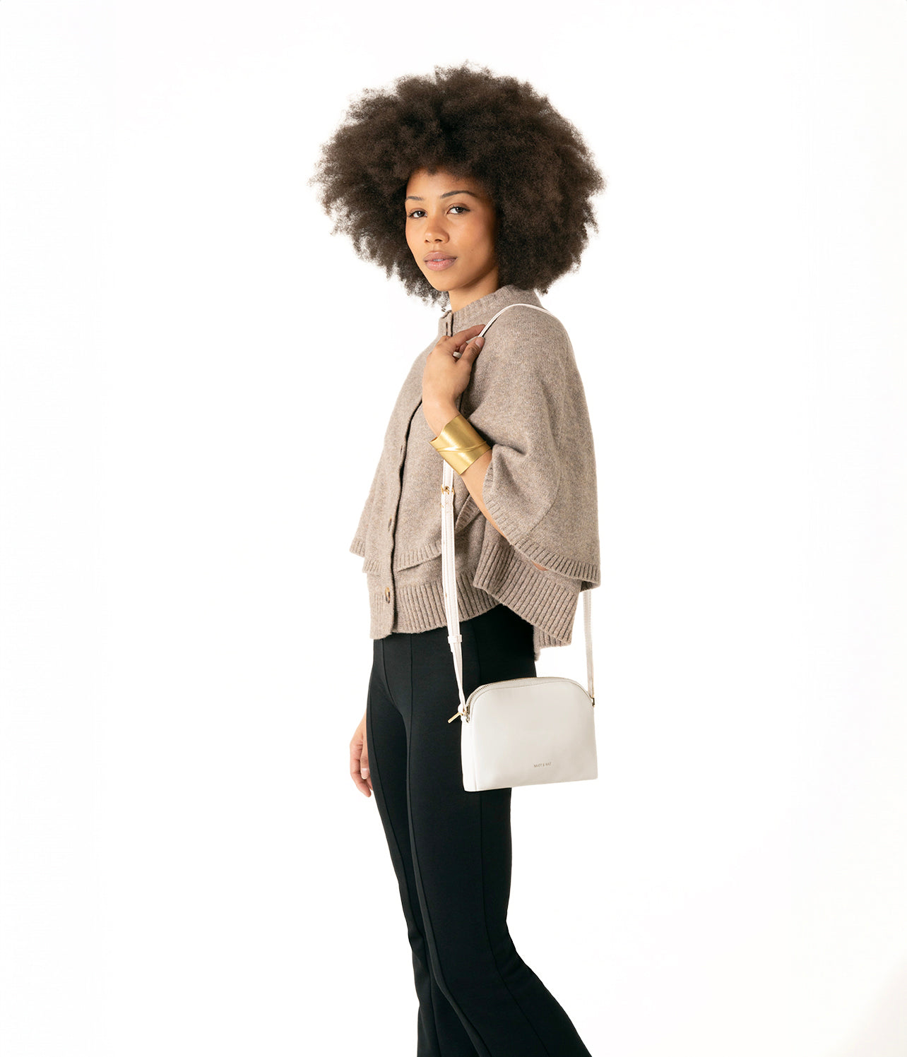 KRISTY Slim Vegan Crossbody Bag - Forum | Color: Cocoa - variant::cocoa