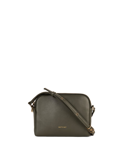 KRISTY Slim Vegan Crossbody Bag - Forum | Color: Pickle - variant::pickle
