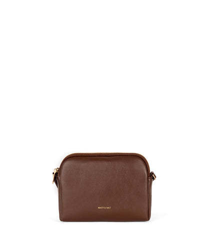 KRISTY Slim Vegan Crossbody Bag - Forum | Color: Cocoa - variant::cocoa