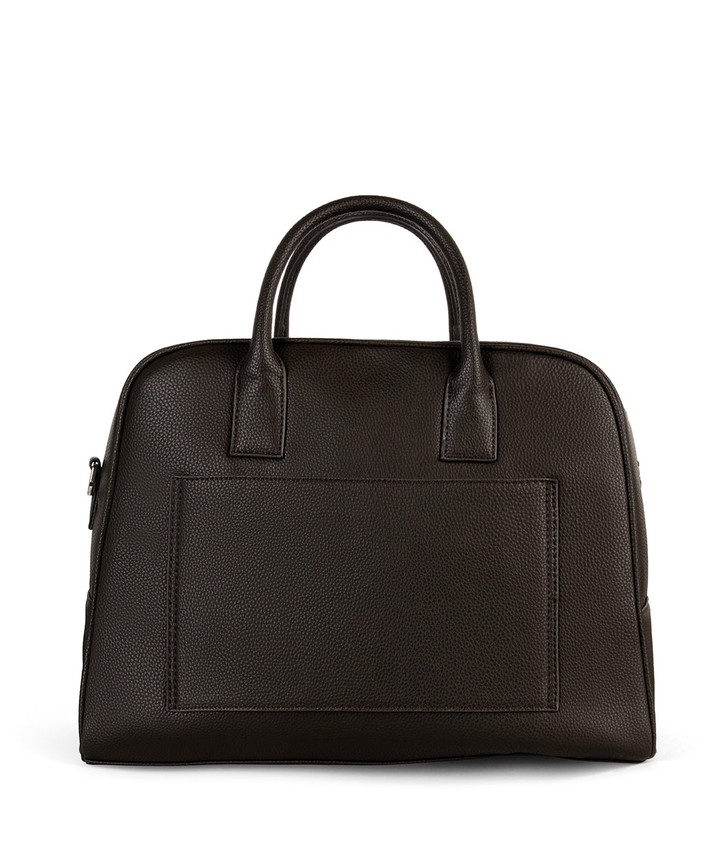 DENIS Vegan Weekender Bag - Grain | Color: Fudge - variant::fudge