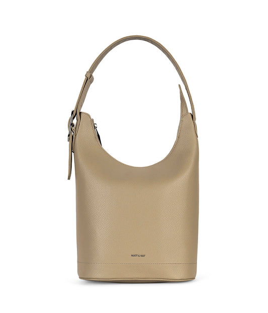 JESA Vegan Hobo Bag - Grain | Color: Almond - variant::almond