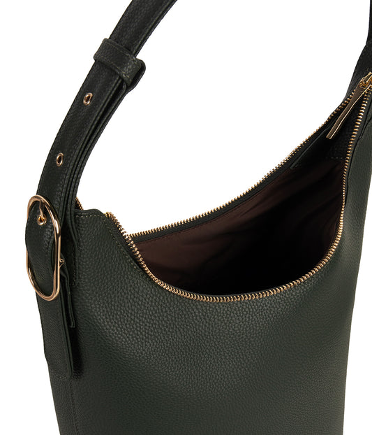 JESA Vegan Hobo Bag - Grain | Color: Rosemary - variant::rosemary