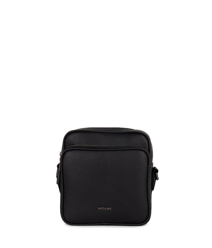 MARC Vegan Crossbody Bag - Grain | Color: Black - variant::black