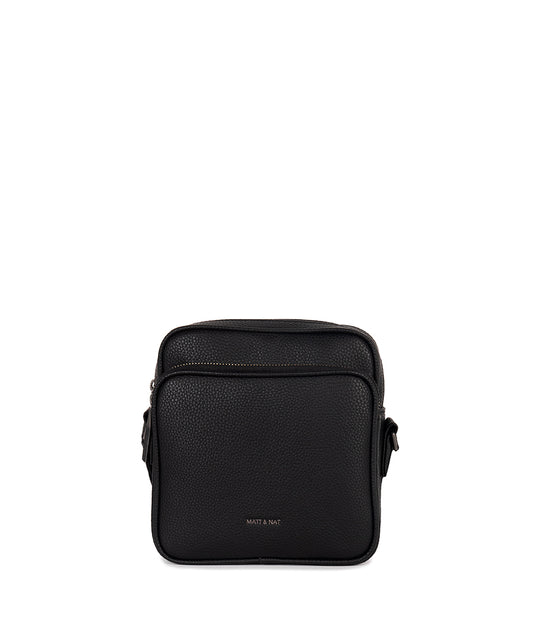 MARC Vegan Crossbody Bag - Grain | Color: Black - variant::black