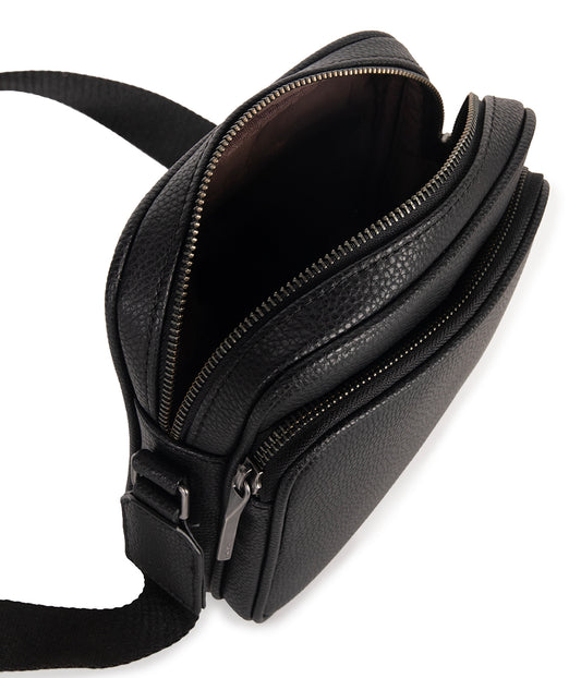 MARC Vegan Crossbody Bag - Grain | Color: Black - variant::black