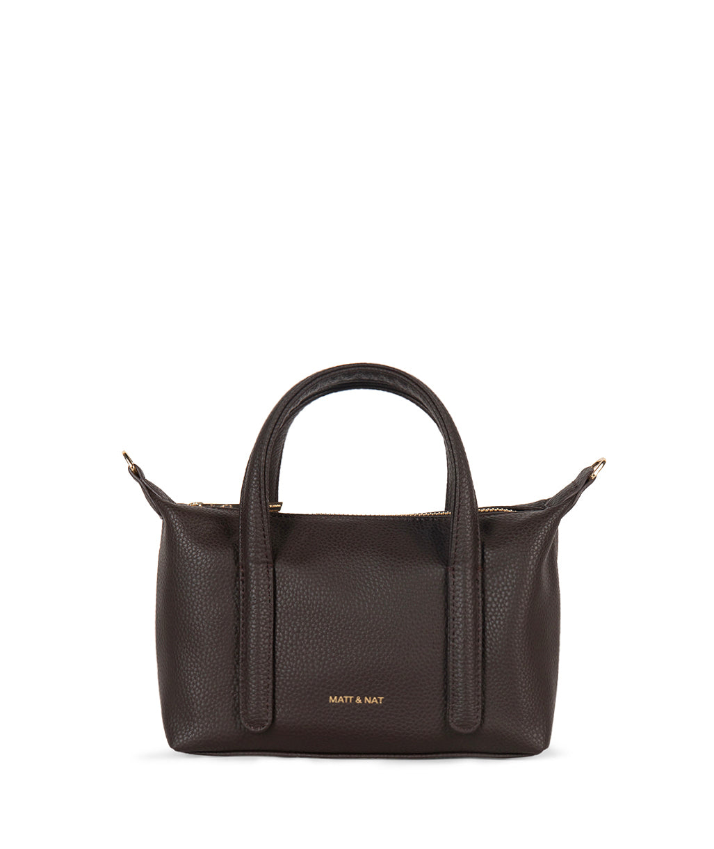 MOLA Vegan Crossbody Bag - Grain | Color: Fudge - variant::fudge