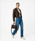 MOLA Vegan Crossbody Bag - Grain | Color: Fudge - variant::fudge