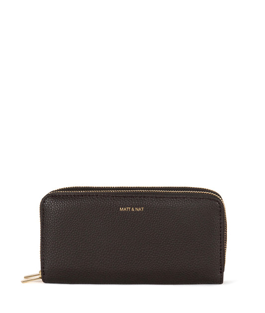 Sublime Vegan Wallet – Grain | Color: Fudge - variant::fudge