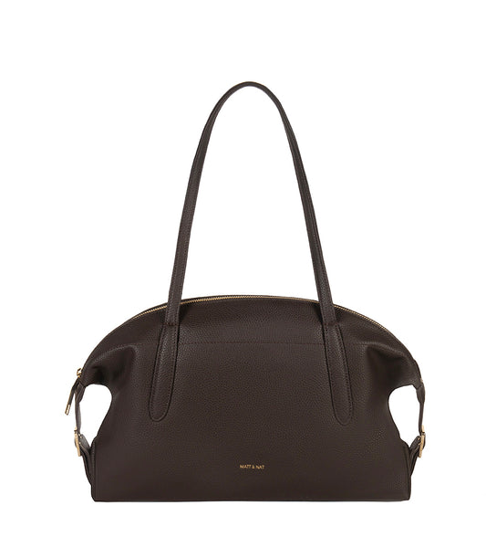 Vania Vegan Tote Bag – Grain | Color: Fudge - variant::fudge