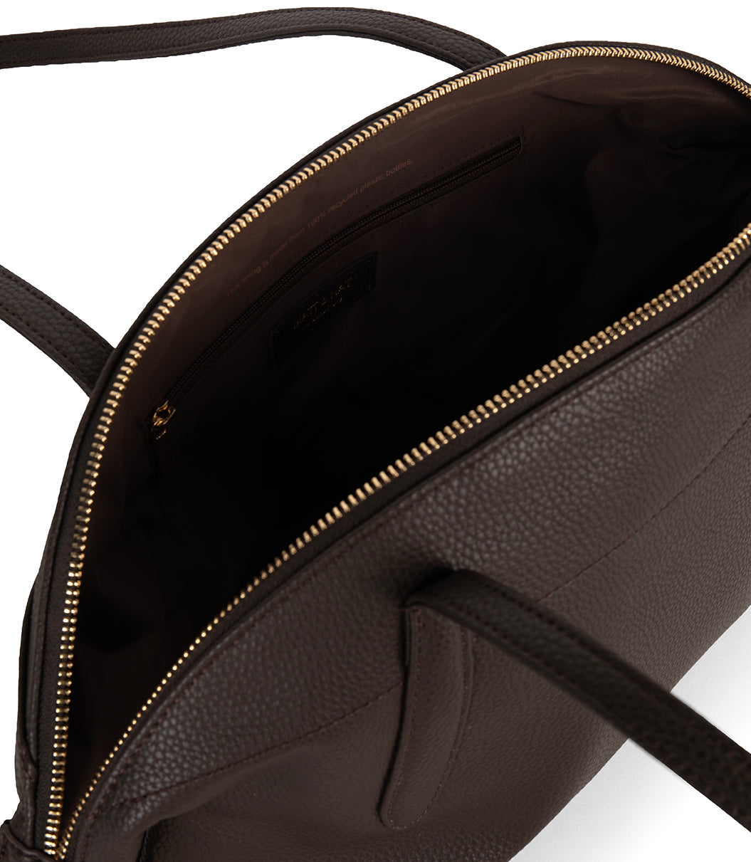 Vania Vegan Tote Bag – Grain | Color: Fudge - variant::fudge