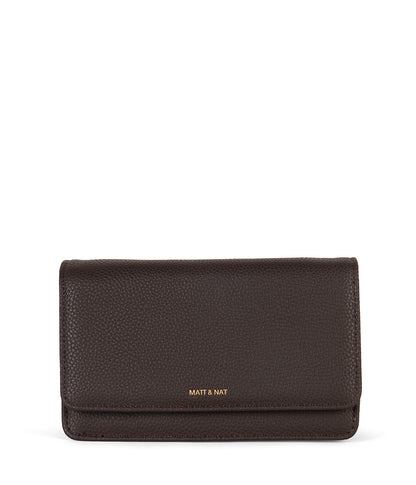 BEE Vegan Crossbody Bag - Grain | Color: Fudge - variant::fudge