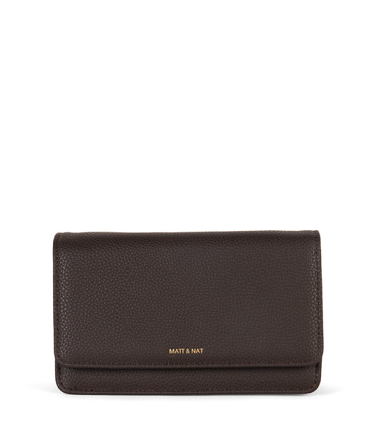 BEE Vegan Crossbody Bag - Grain | Color: Fudge - variant::fudge