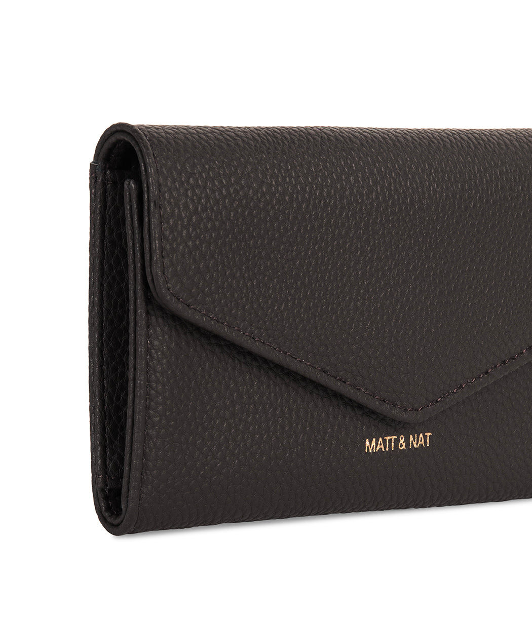 RAYE Vegan Wallet - Grain | Color: Fudge - variant::fudge