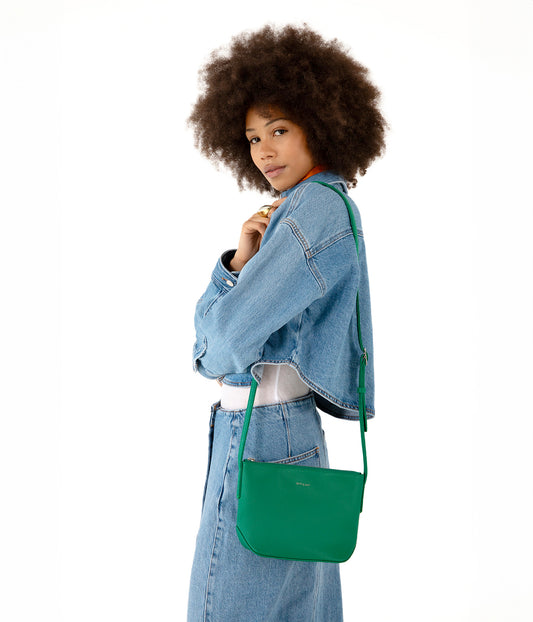 SAM Vegan Crossbody Bag - Grain | Color: Rosemary - variant::rosemary