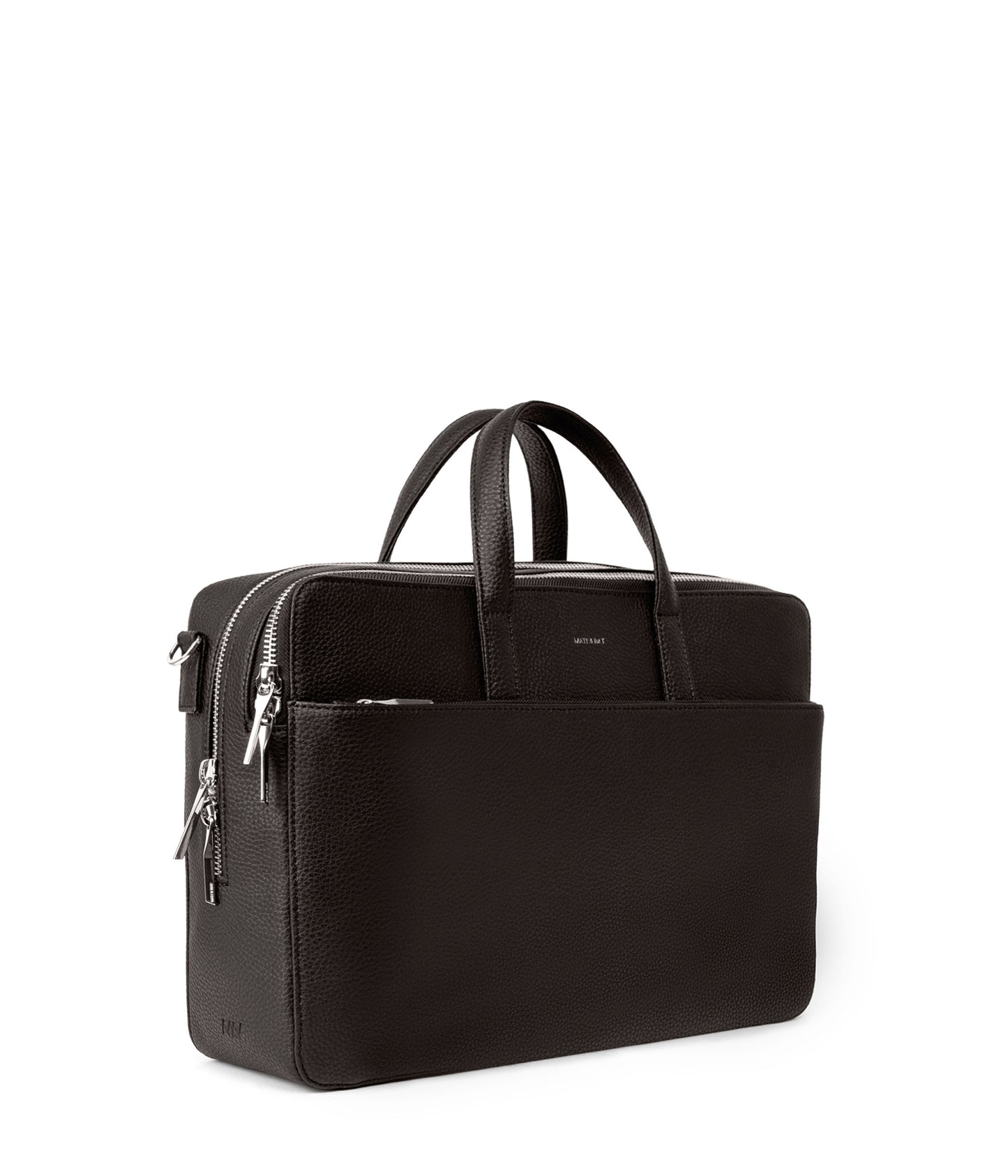 TOM Vegan Briefcase - Grain | Color: Fudge - variant::fudge