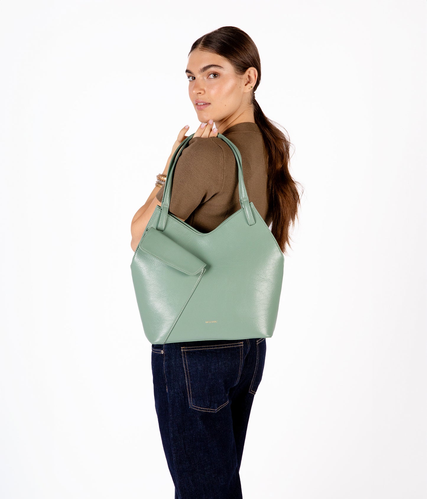 GIANI SM Vegan Tote – Theme | Color: Rust - variant::rust