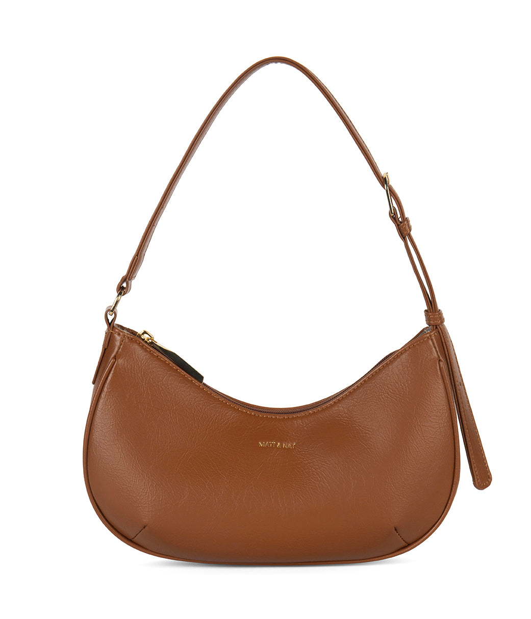 MARI Vegan Shoulder Bag - Theme | Color: Rust - variant::rust