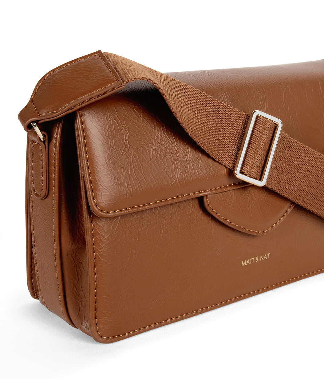VENESA Vegan Crossbody Bag – Theme | Color: Rust - variant::rust