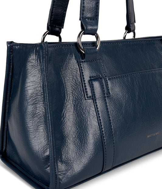 ZARIA Vegan Tote Satchel Bag - Theme | Color: Lunar - variant::lunar