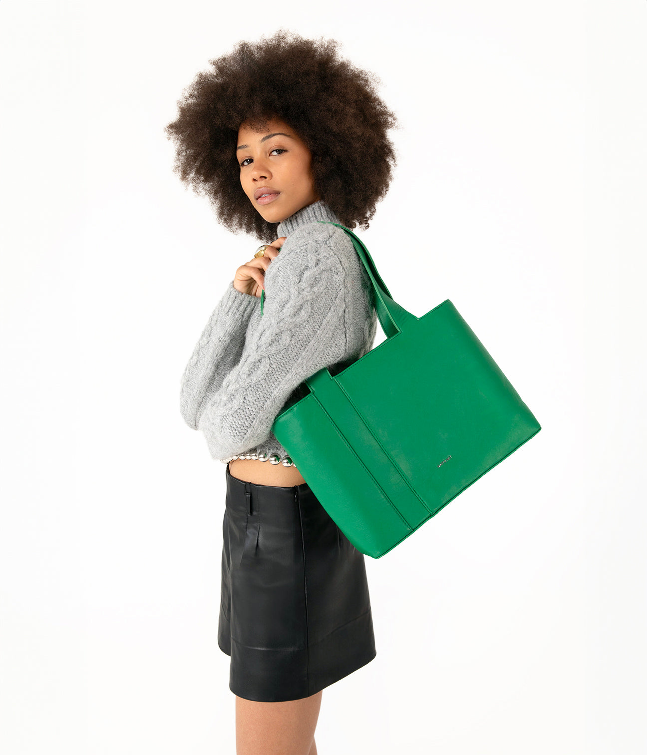 GARNI Vegan Tote Bag - Forum | Color: Llama - variant::llama