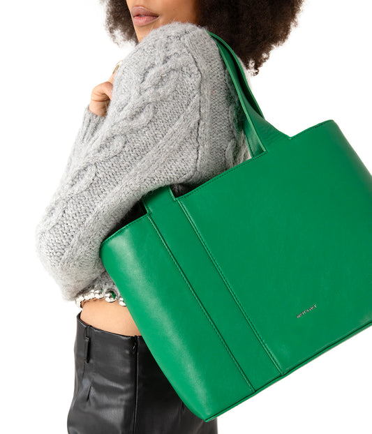 GARNI Vegan Tote Bag - Forum | Color: Pickle - variant::pickle