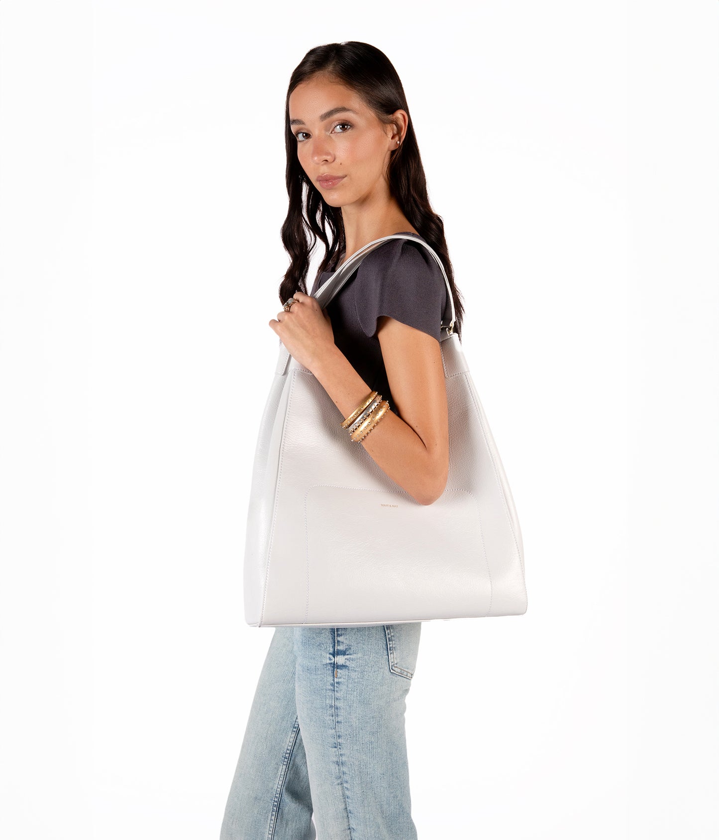 VERMONT Vegan Hobo Bag - Theme | Color: Lunar - variant::lunar