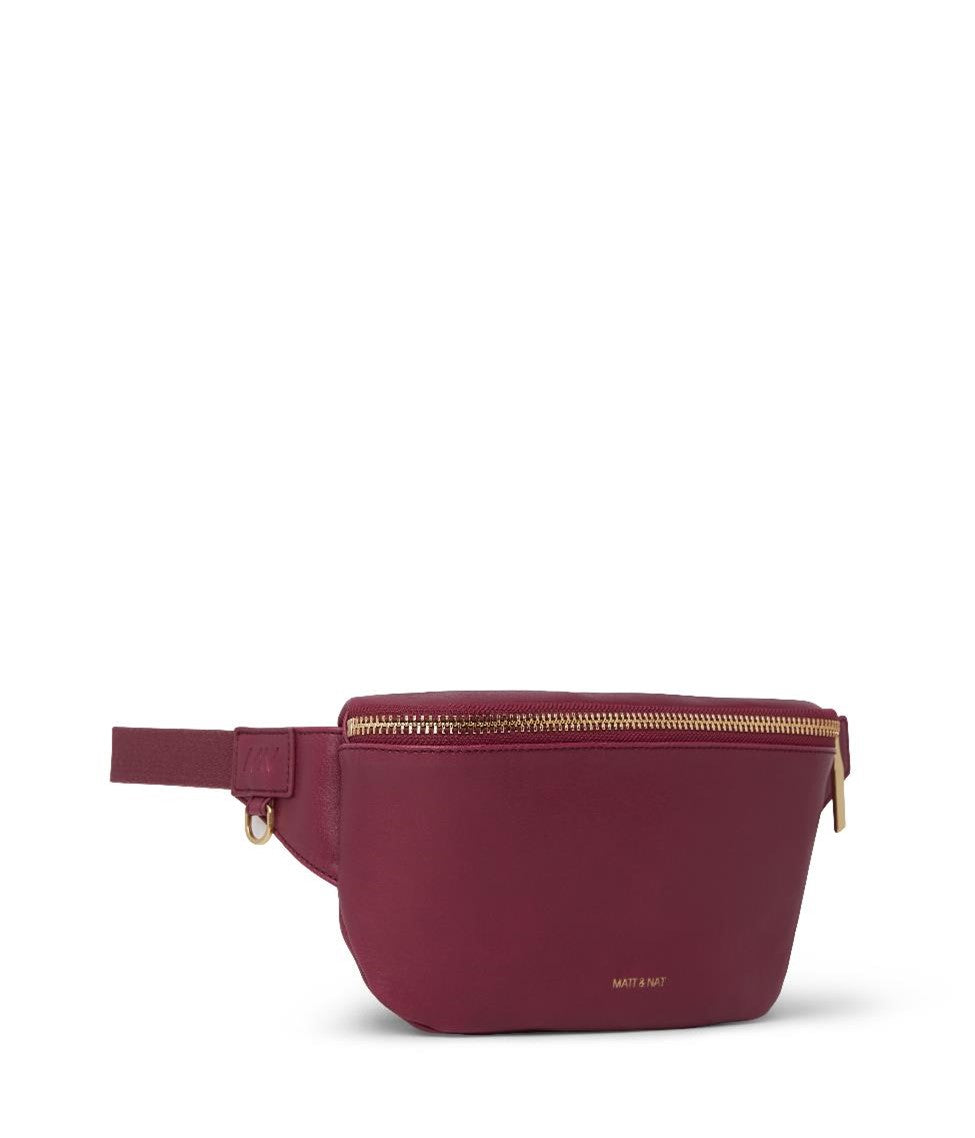 VIE Vegan Fanny Pack - Vintage | Color: Garnet- variant::Garnet