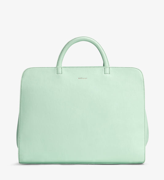 TIA Vegan Satchel - Loom | Color: Green - variant::mint