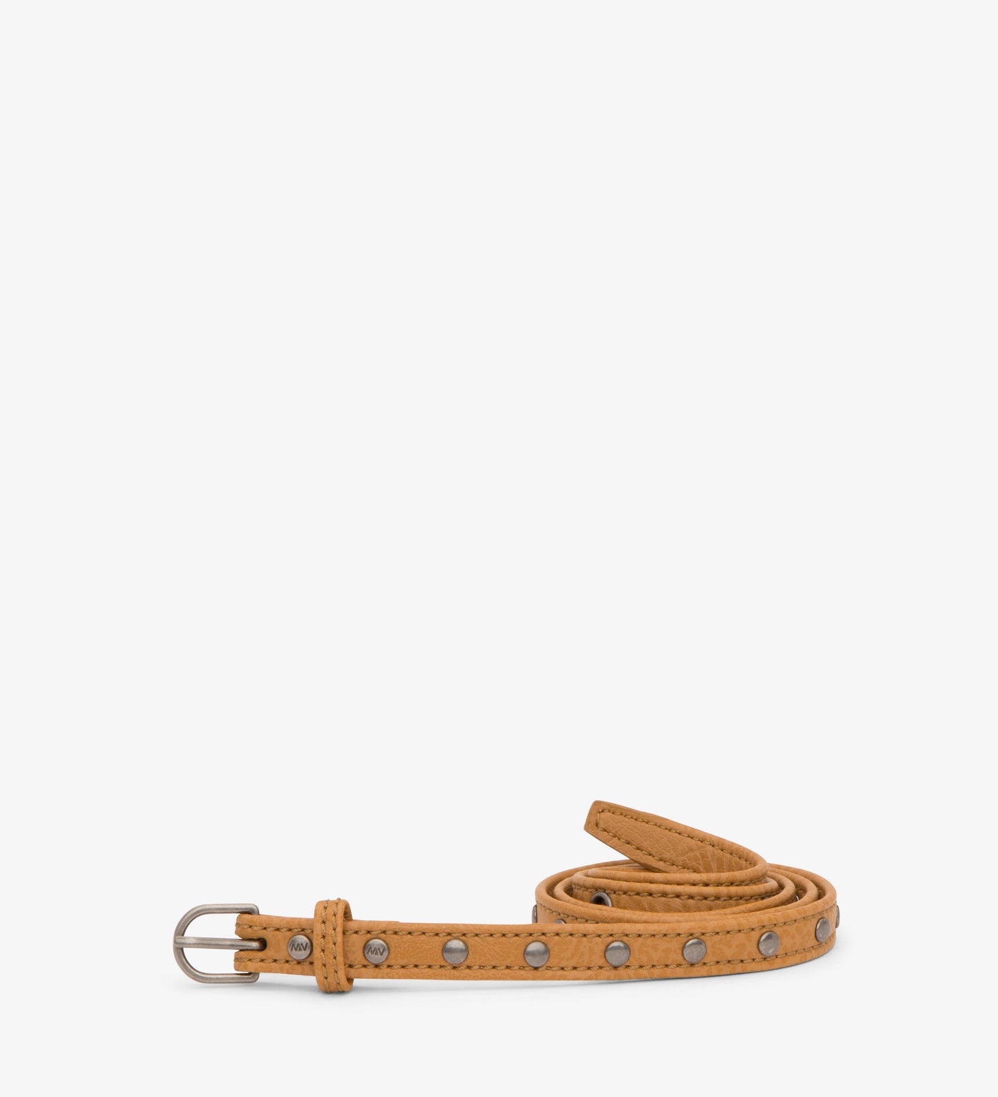 BOWIE Women's Vegan Skinny Belt | Color: Beige - variant:sand