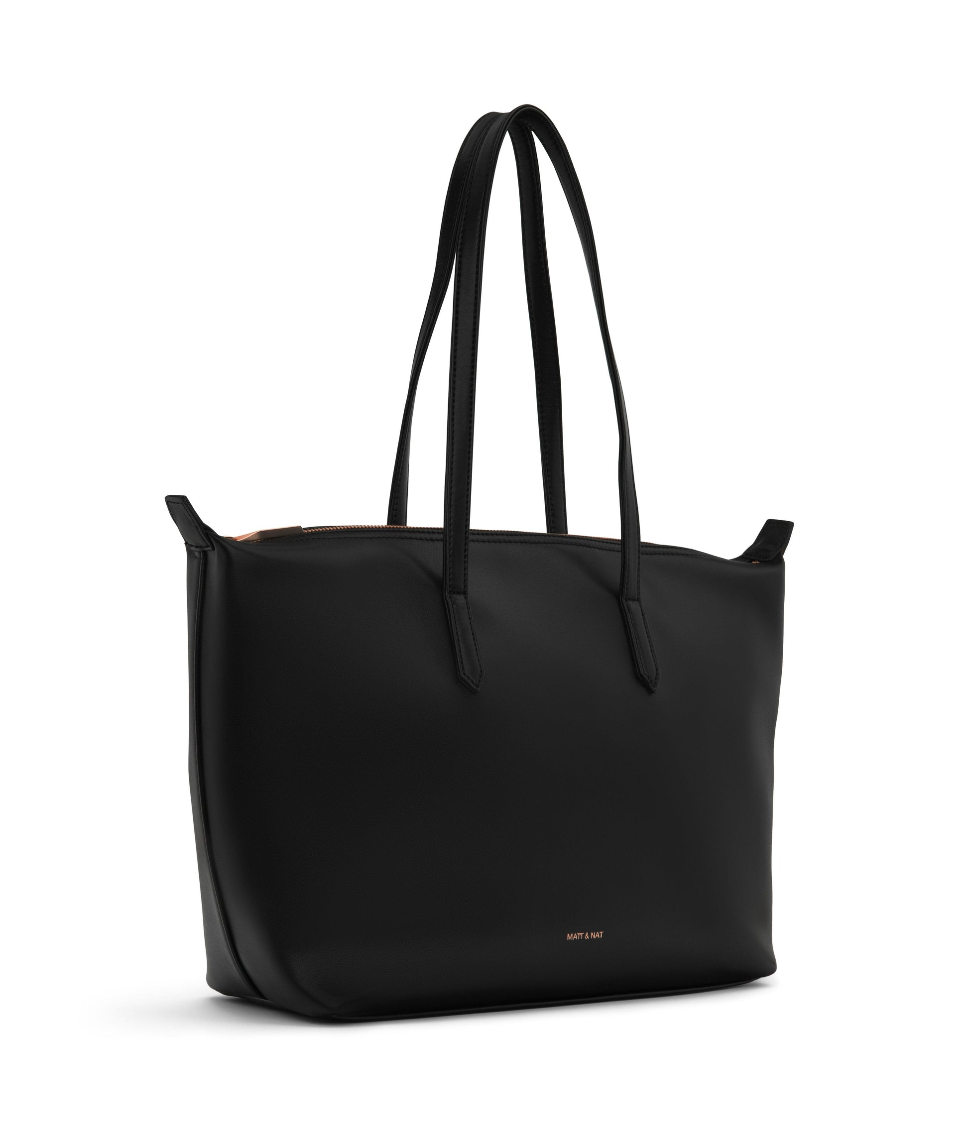ABBI Vegan Tote Bag - Loom | Color: Black - variant::blackr